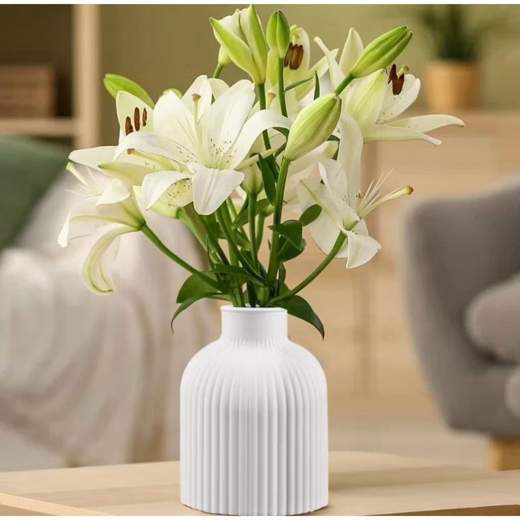 Kit com 15 Vasos de Gesso