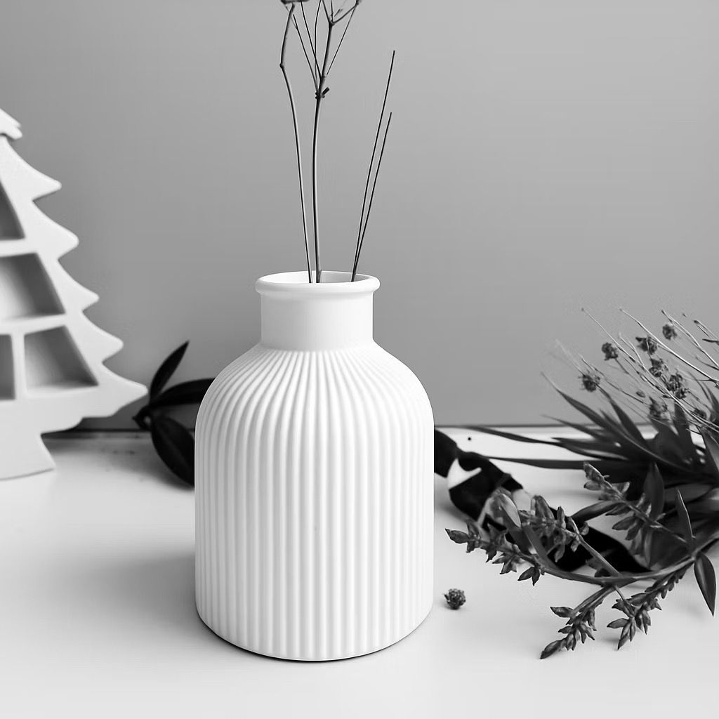 Kit com 15 Vasos de Gesso