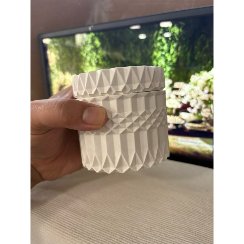 kit com 3 potes de gesso super resistente 12x10cm